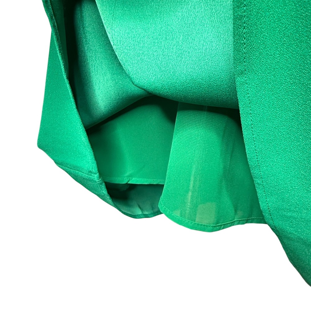 Lilly Pulitzer Adalee Shift Dress Ruffle Beaded Preppy Resort Wear Green Size 8 - Picture 6 of 8